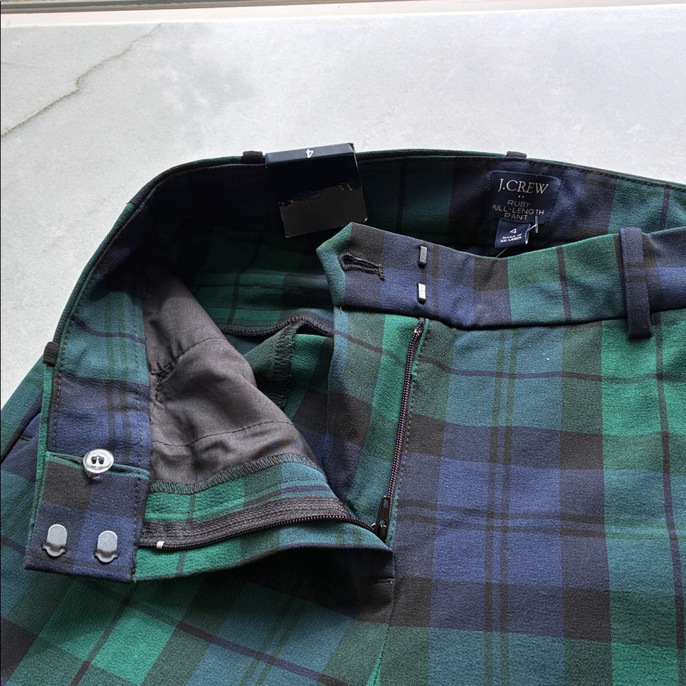 Brand New J Crew Plaid Ruby Pant - Picture 6 of 7